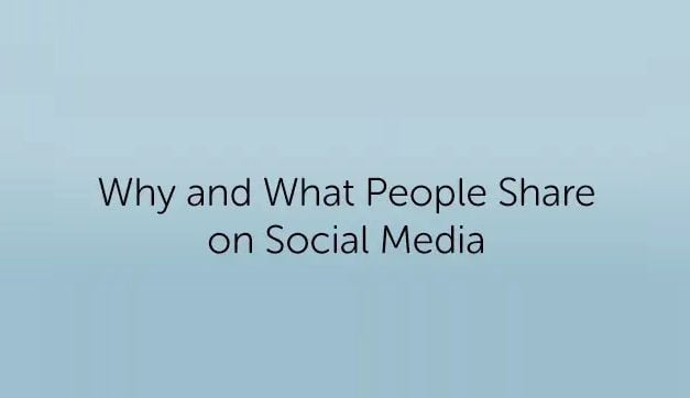 The Psychology of Why People Share on Social Media [Infographic]