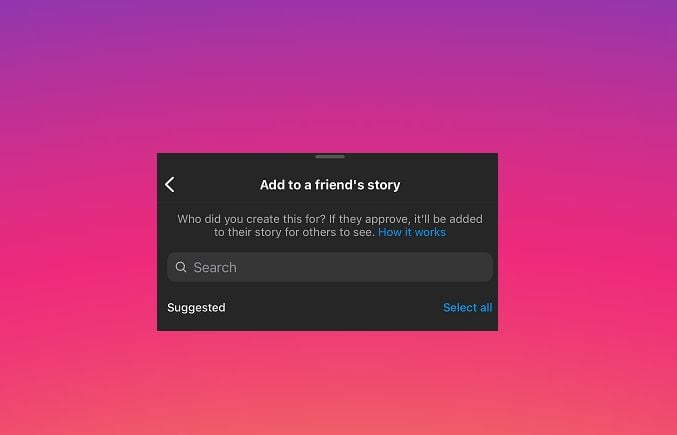 Instagram Tests New Option to Create Stories for Friends